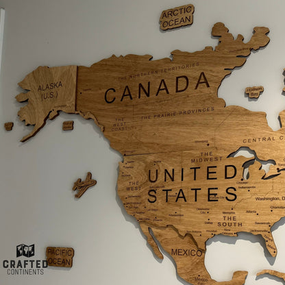 World Map - BROWN