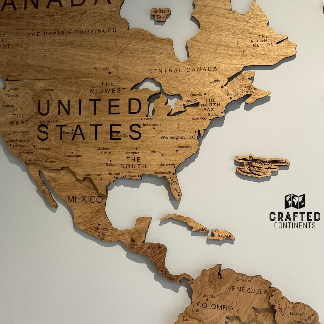 World Map - BROWN