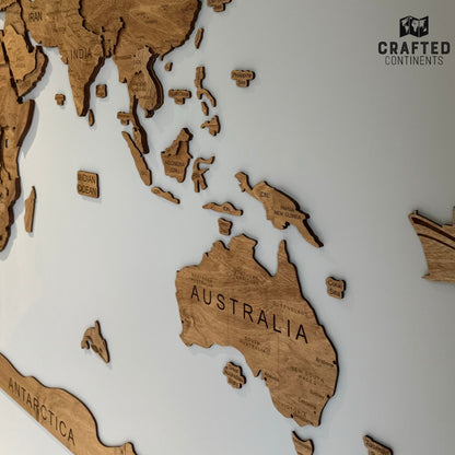 World Map - BROWN