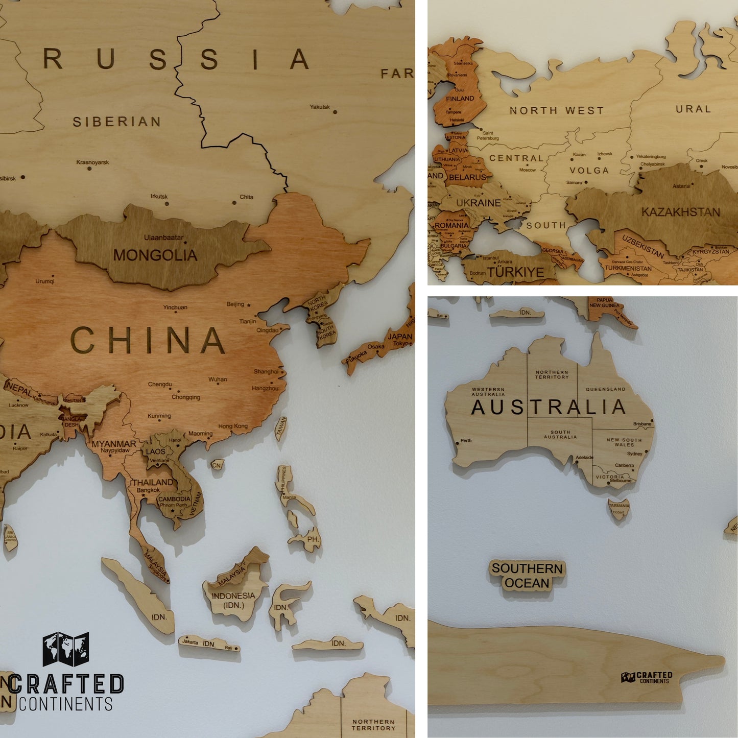 World Map - MULTICOLOUR