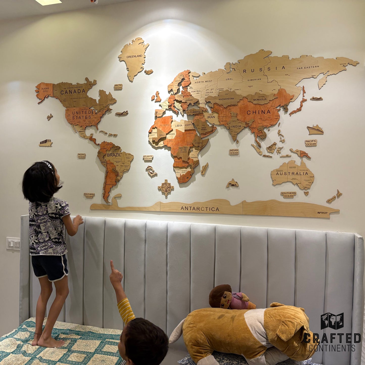 World Map - MULTICOLOUR